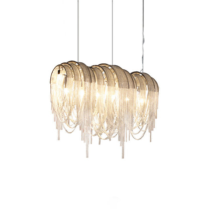 Length Chains Crown Chandelier