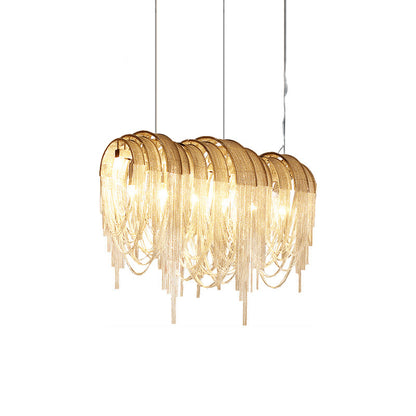 Length Chains Crown Chandelier