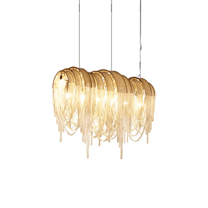 Length Chains Crown Chandelier