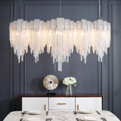 Length Chains Crown Chandelier