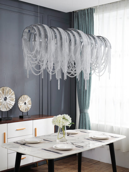 Length Chains Crown Chandelier