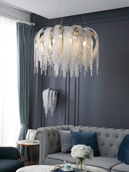 Length Chains Crown Chandelier