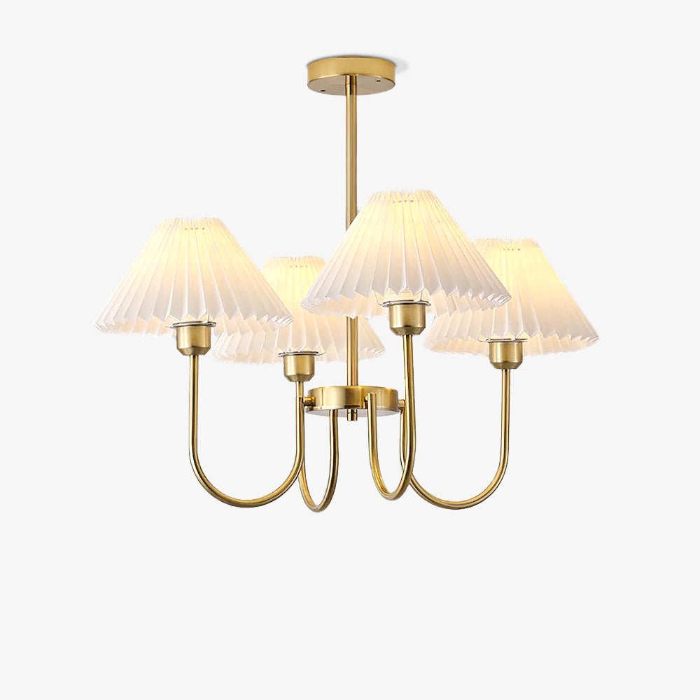 Lenore Pleated Gasolier Chandelier