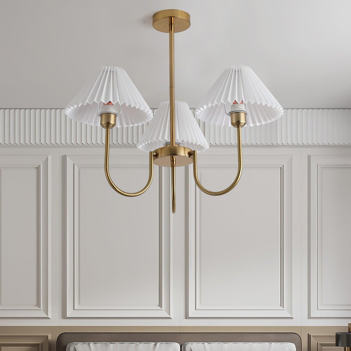 Lenore Pleated Gasolier Chandelier