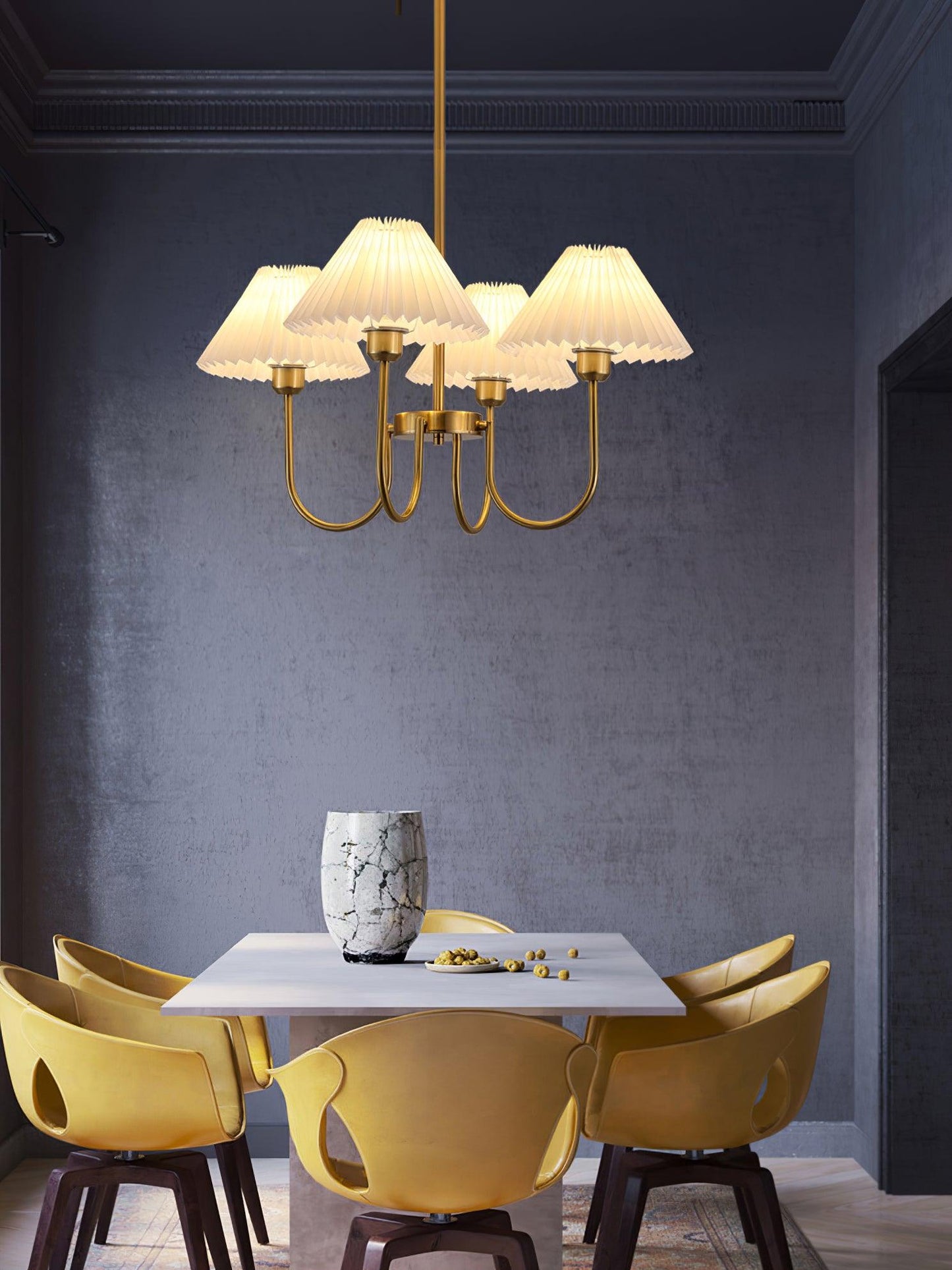 Lenore Pleated Gasolier Chandelier