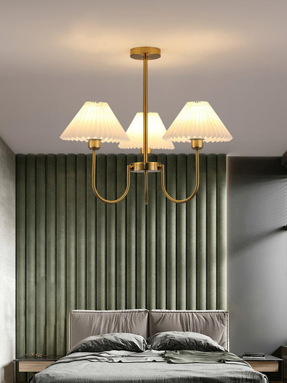 Lenore Pleated Gasolier Chandelier