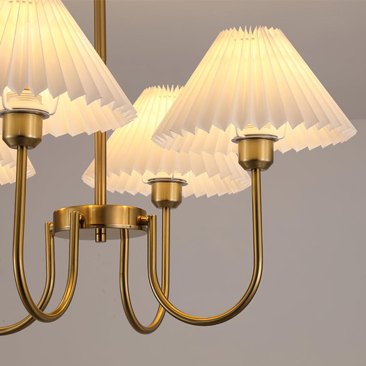 Lenore Pleated Gasolier Chandelier