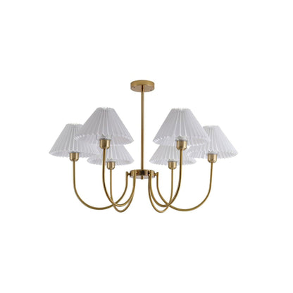 Lenore Pleated Gasolier Chandelier