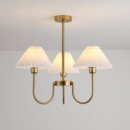 Lenore Pleated Gasolier Chandelier