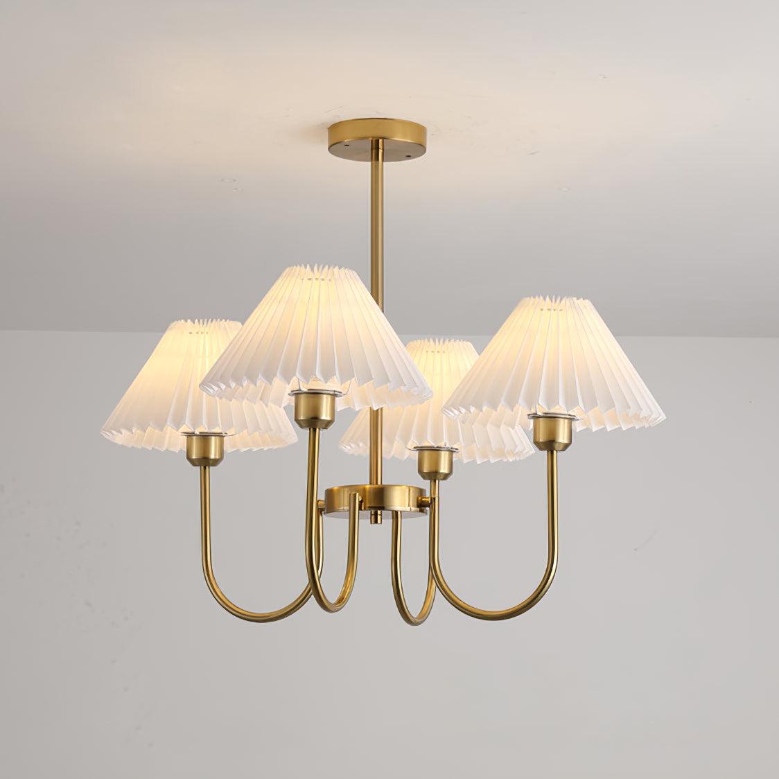 Lenore Pleated Gasolier Chandelier