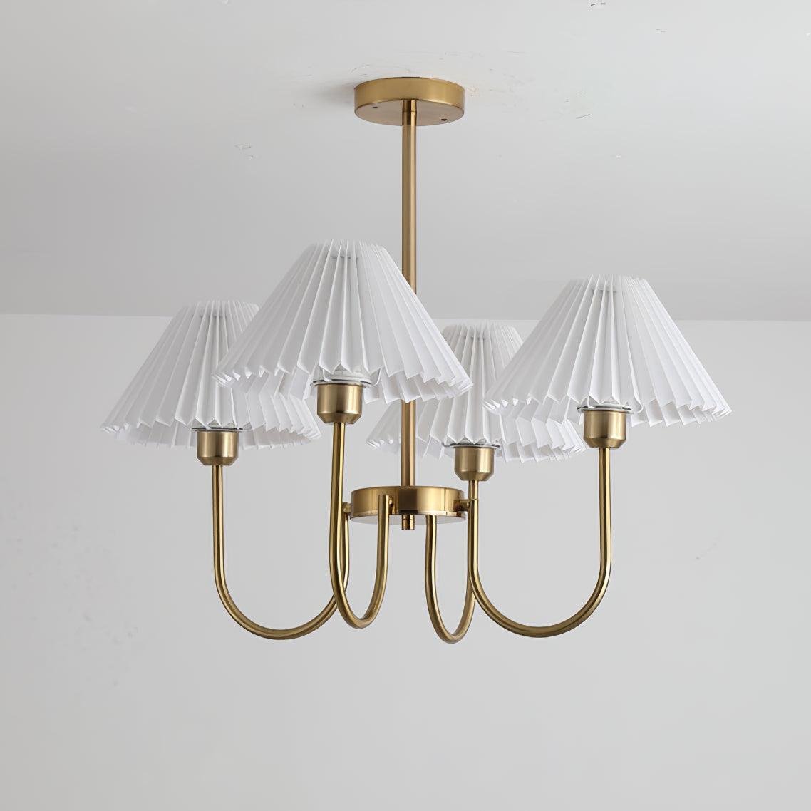 Lenore Pleated Gasolier Chandelier