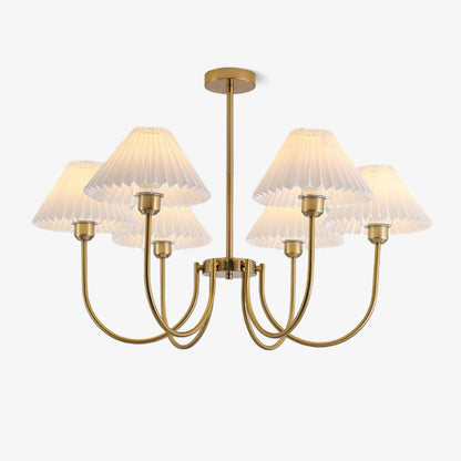 Lenore Pleated Gasolier Chandelier