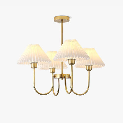 Lenore Pleated Gasolier Chandelier