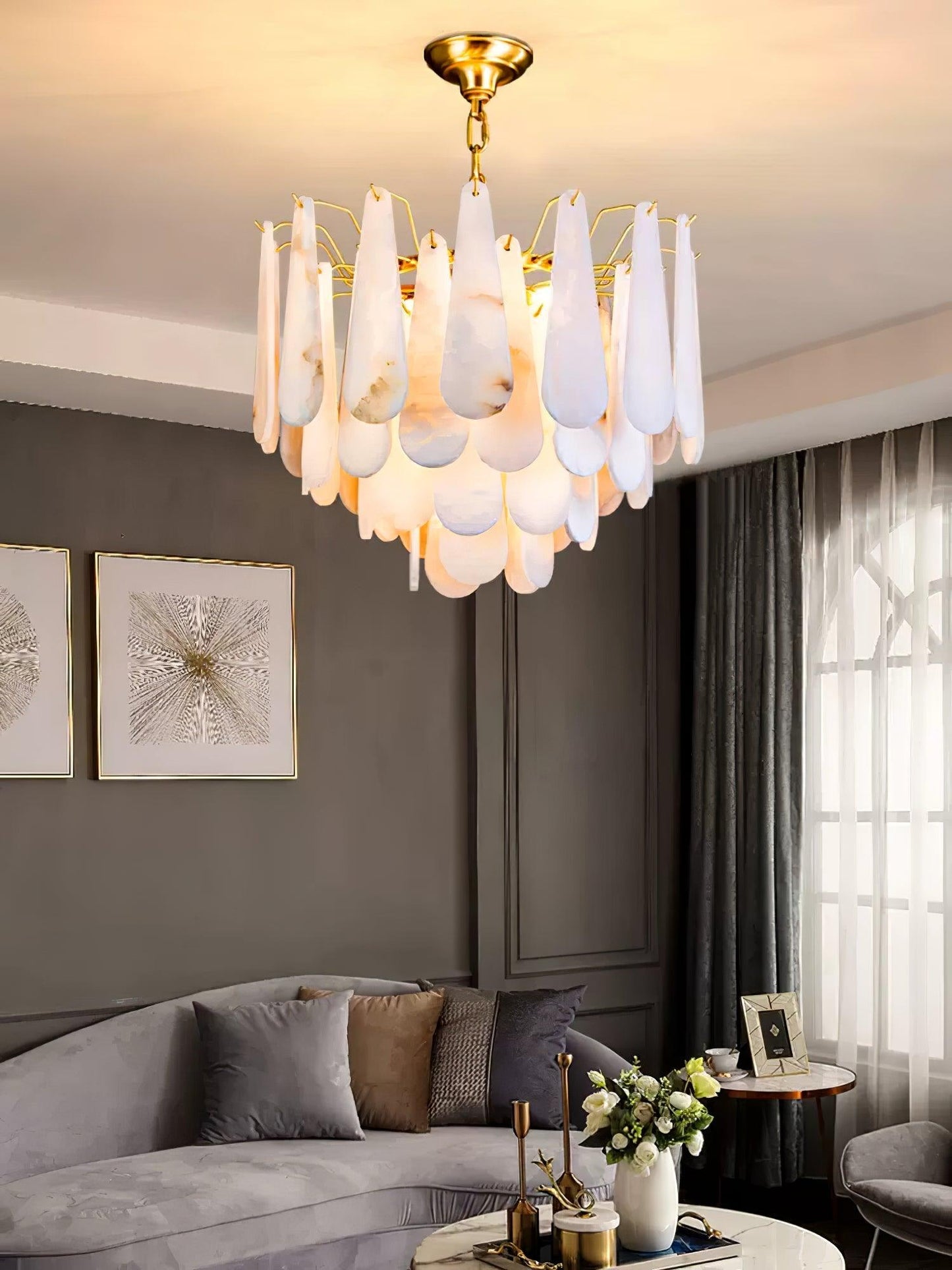 Leon Gasolier Chandelier