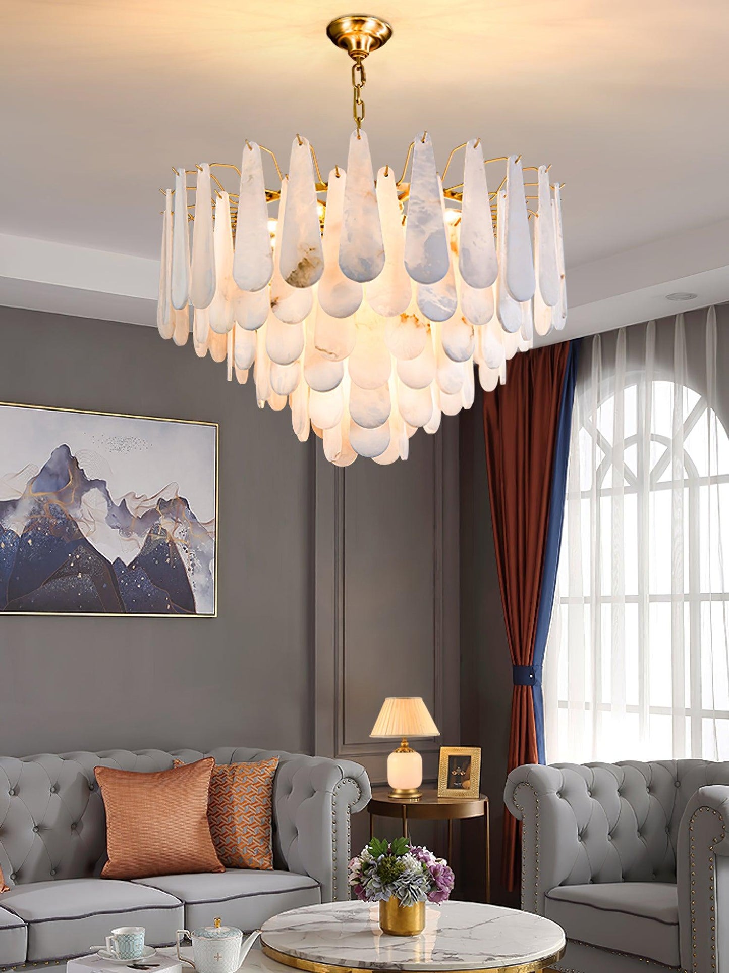 Leon Gasolier Chandelier