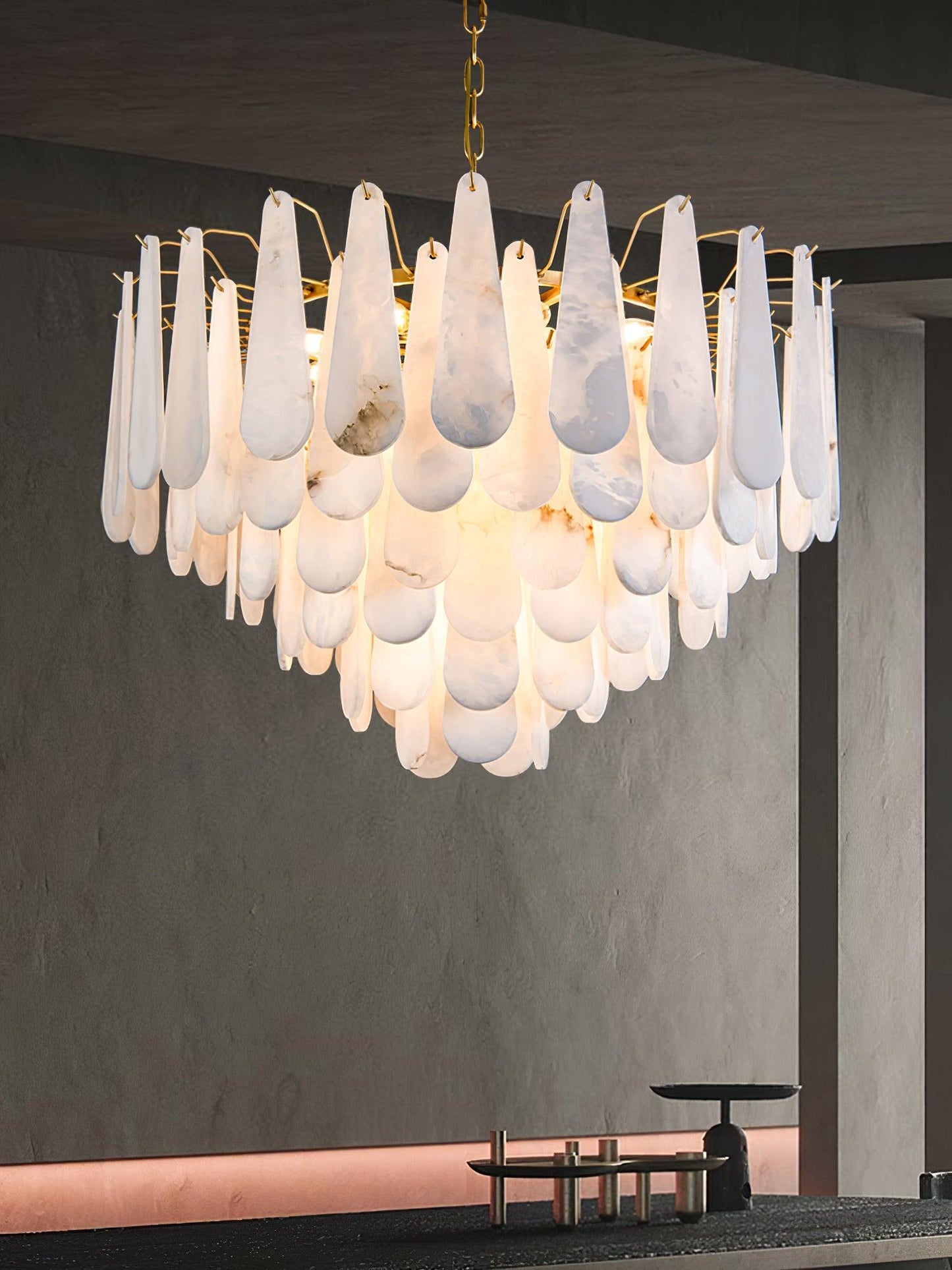 Leon Gasolier Chandelier