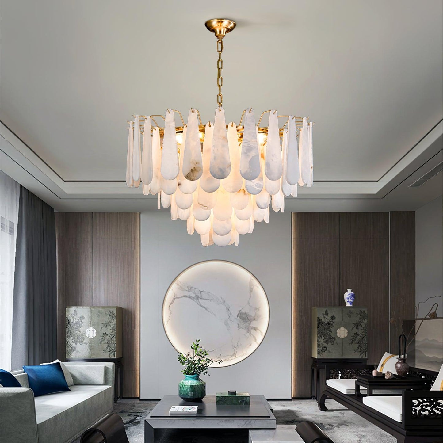 Leon Gasolier Chandelier