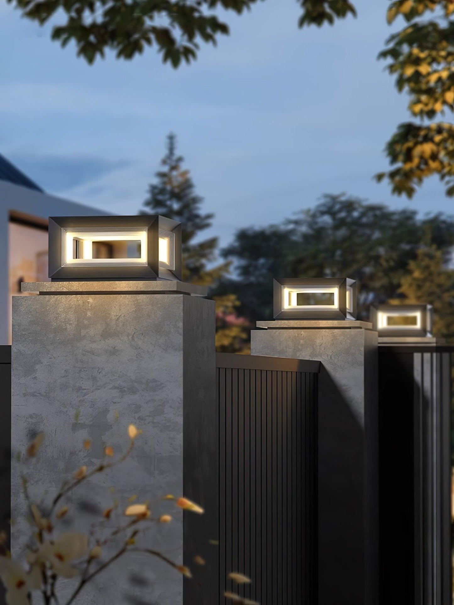 Light Cube Patio light Outdoor Post Light