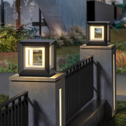 Light Cube Patio light Outdoor Post Light