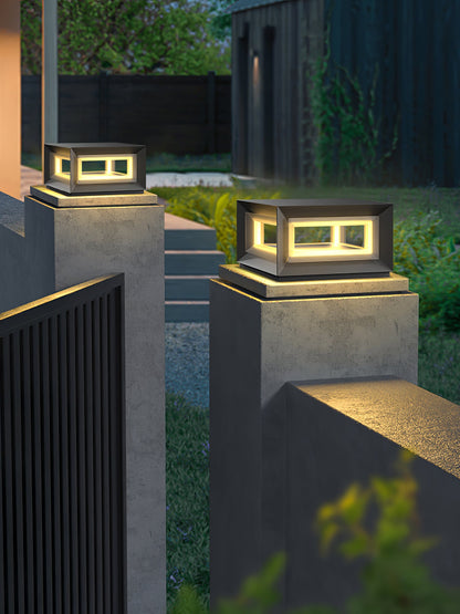 Light Cube Patio light Outdoor Post Light