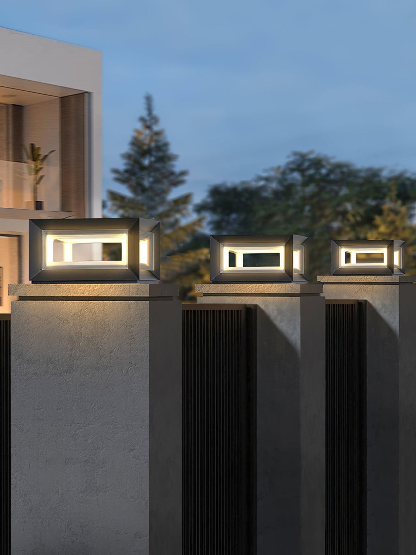 Light Cube Patio light Outdoor Post Light