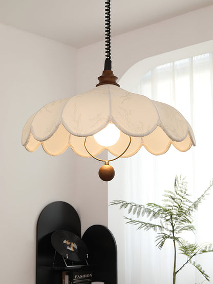 Lily Fabric Droplight Pendant Lamp