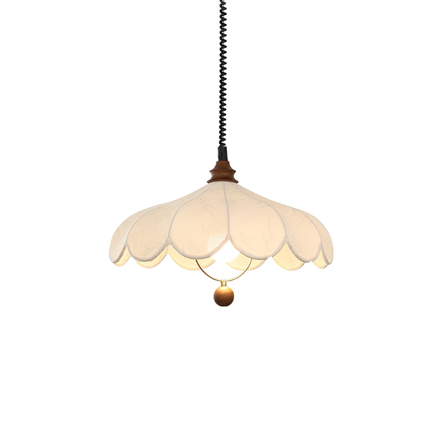 Lily Fabric Droplight Pendant Lamp