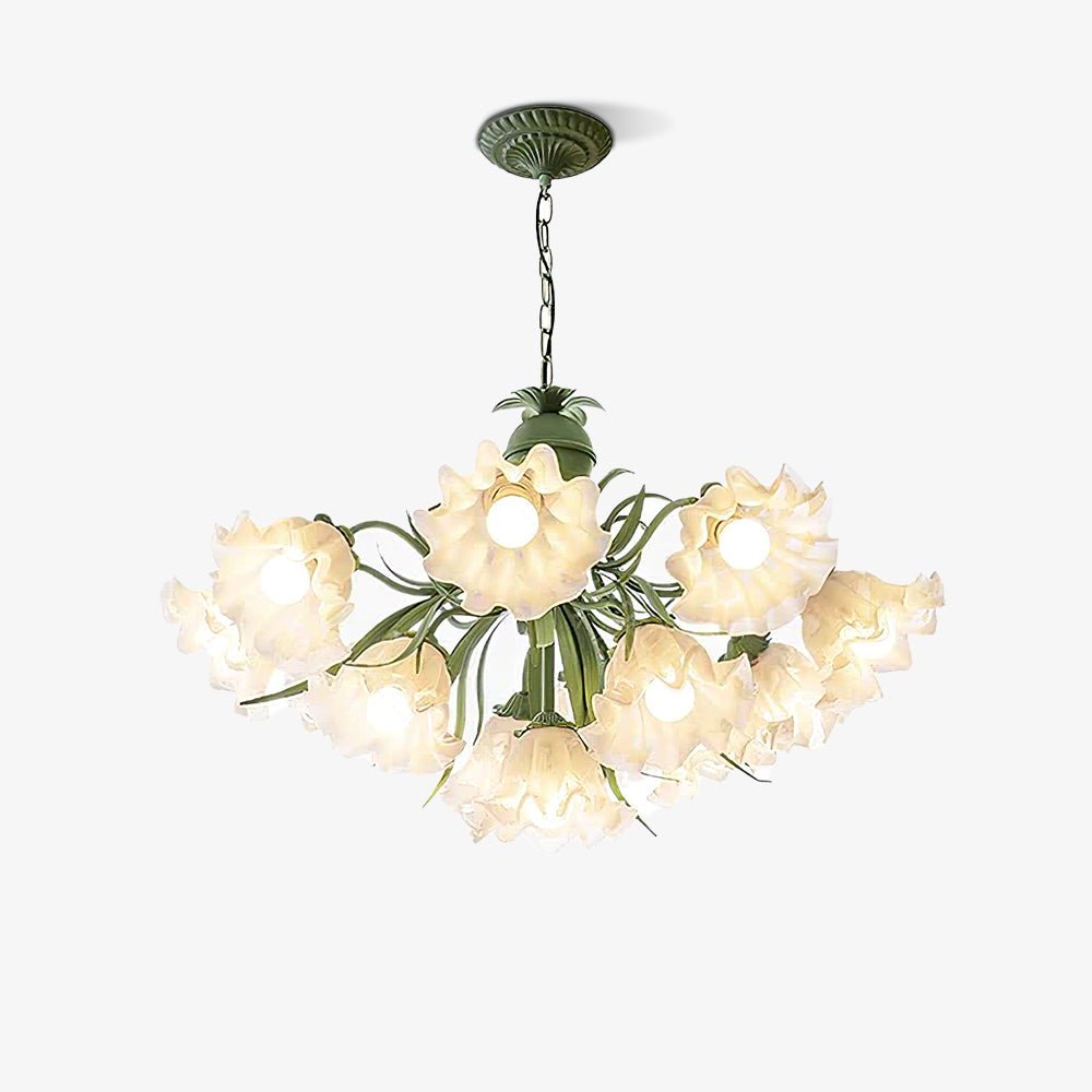 Lily of the Valley Flower Candelabrum Chandelier