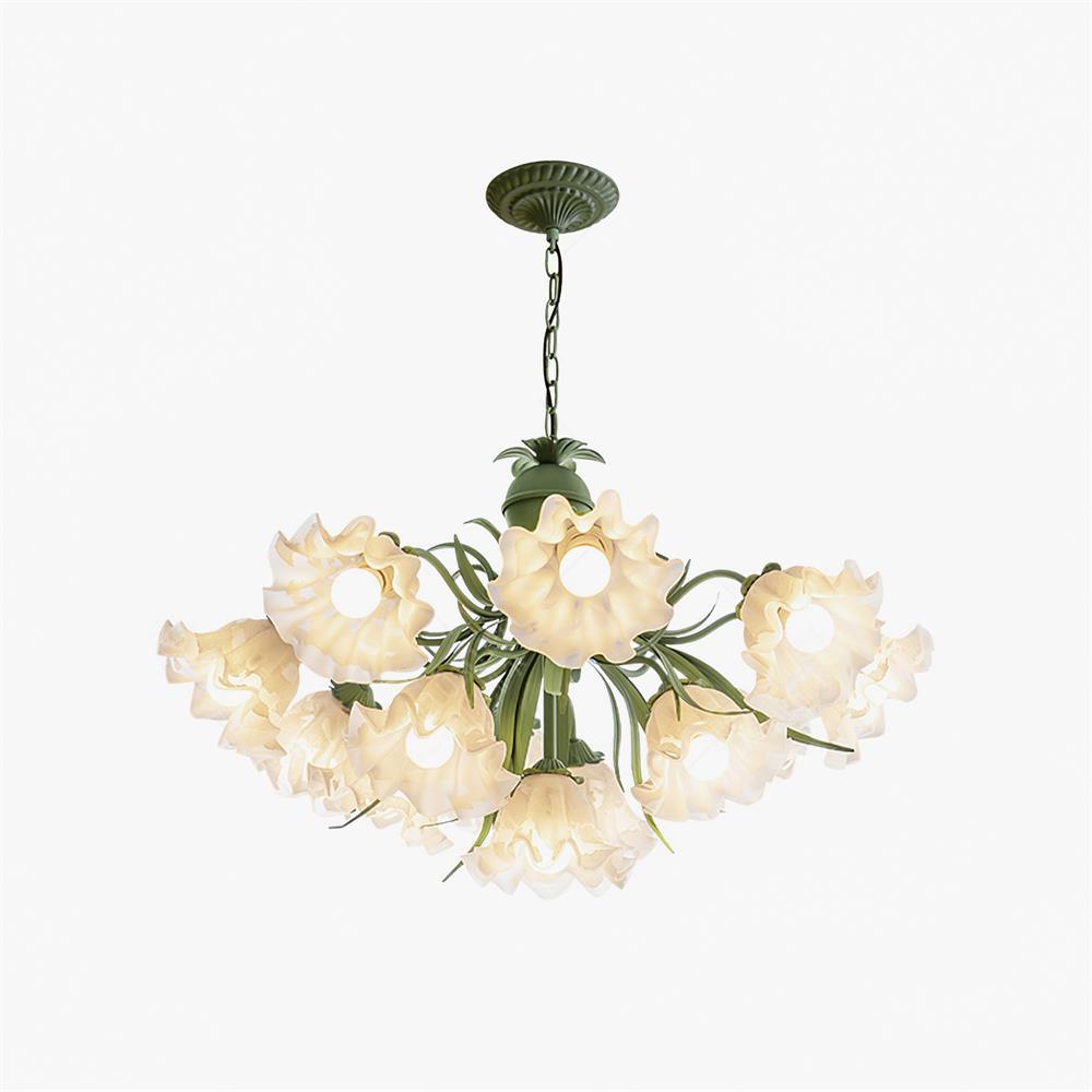 Lily of the Valley Flower Candelabrum Chandelier