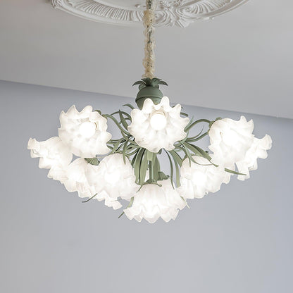 Lily of the Valley Flower Candelabrum Chandelier