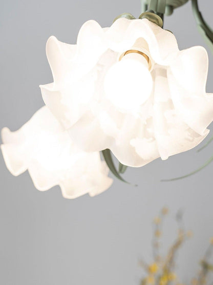 Lily of the Valley Flower Candelabrum Chandelier