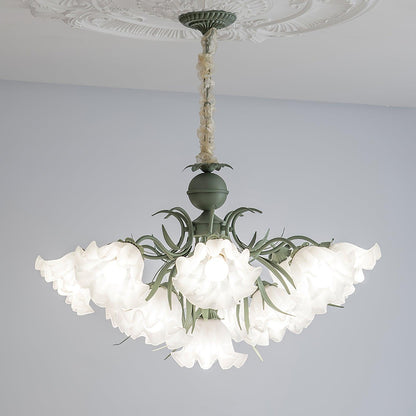 Lily of the Valley Flower Candelabrum Chandelier