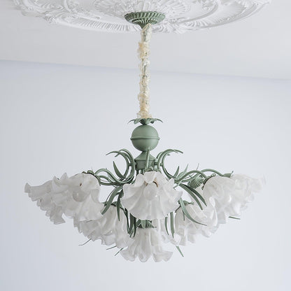 Lily of the Valley Flower Candelabrum Chandelier