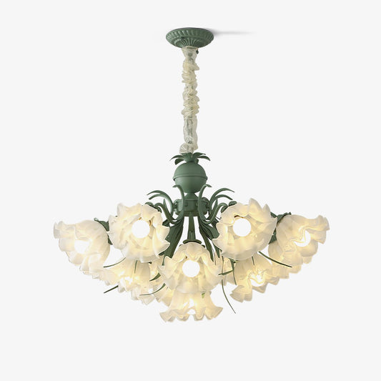 Lily of the Valley Flower Candelabrum Chandelier