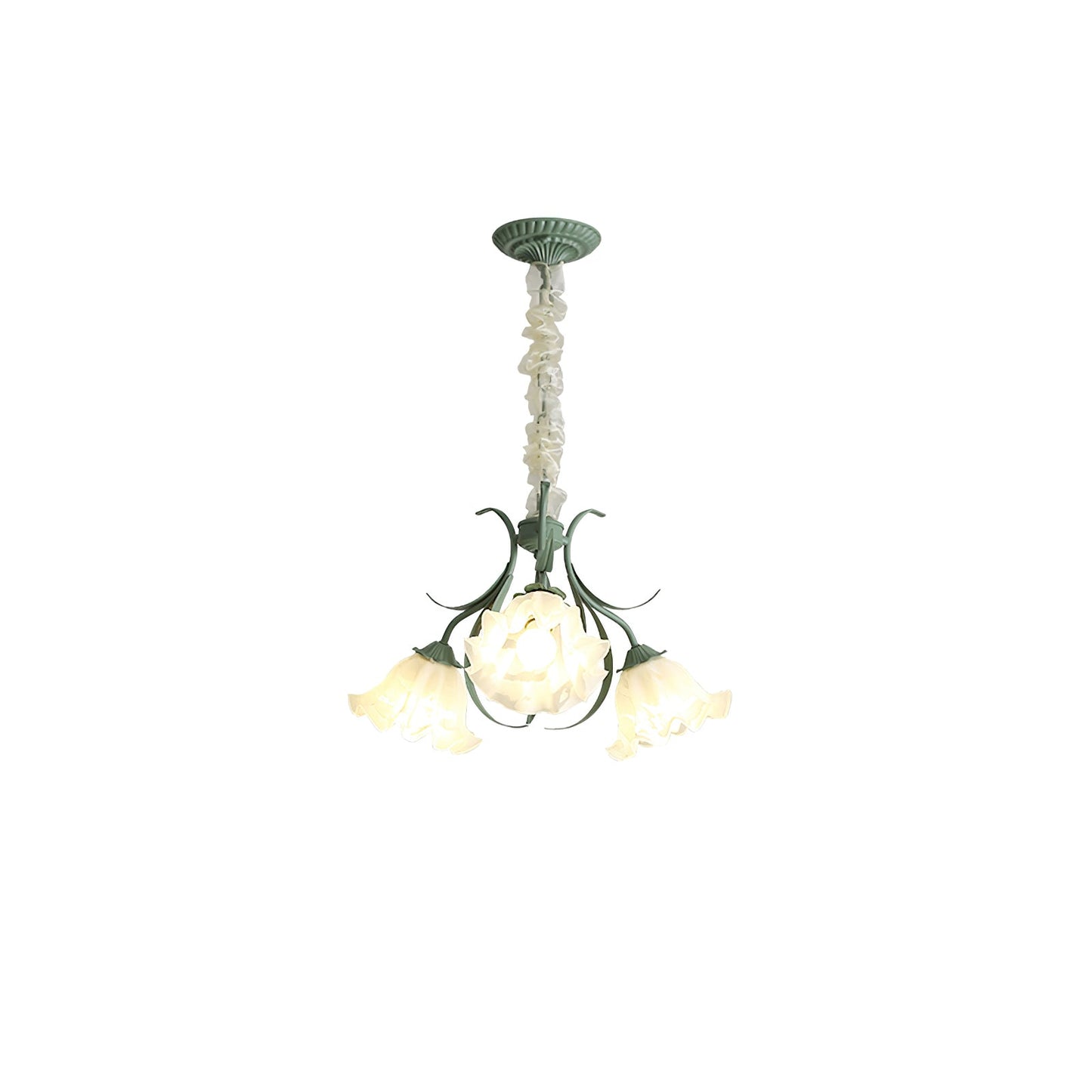 Lily of the Valley Flower Candelabrum Chandelier