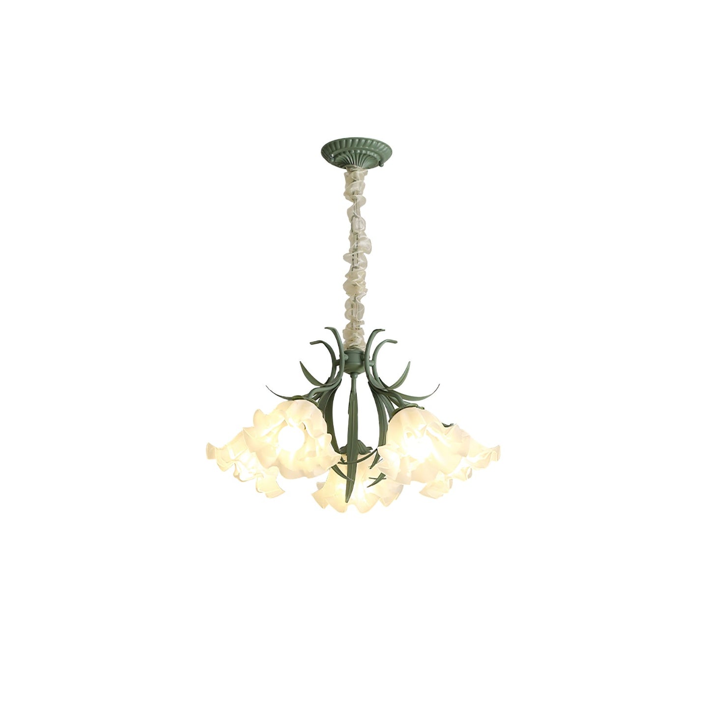 Lily of the Valley Flower Candelabrum Chandelier