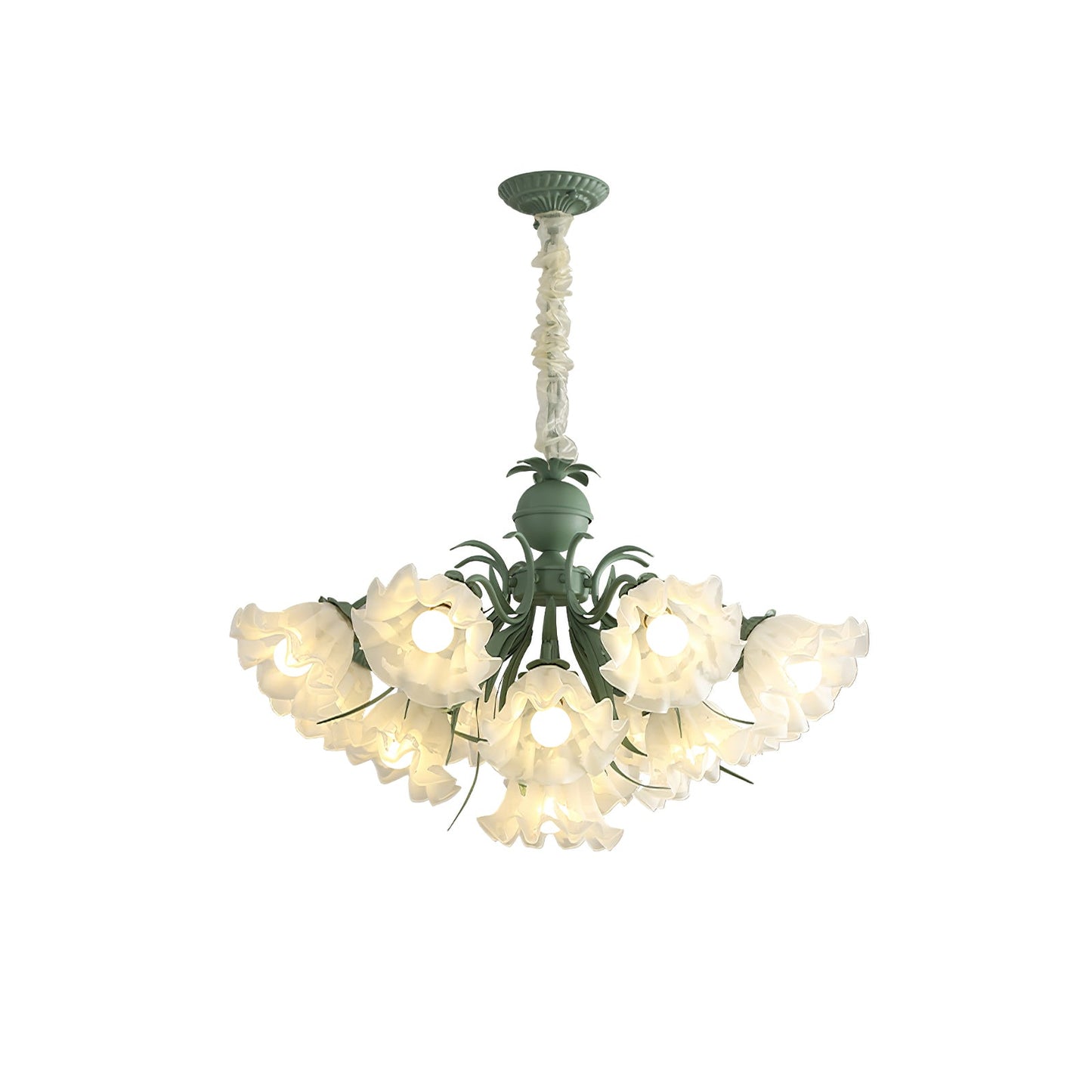 Lily of the Valley Flower Candelabrum Chandelier