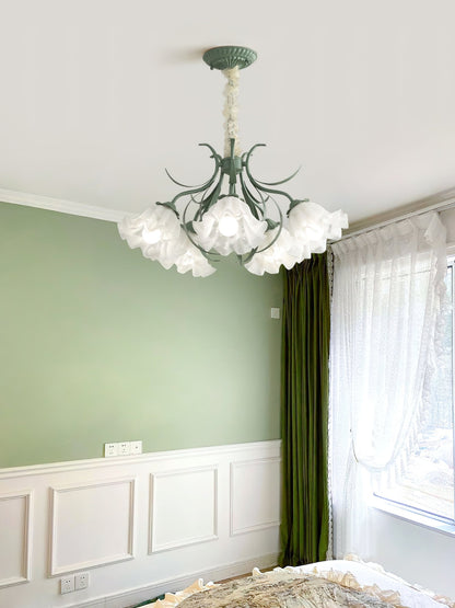 Lily of the Valley Flower Candelabrum Chandelier