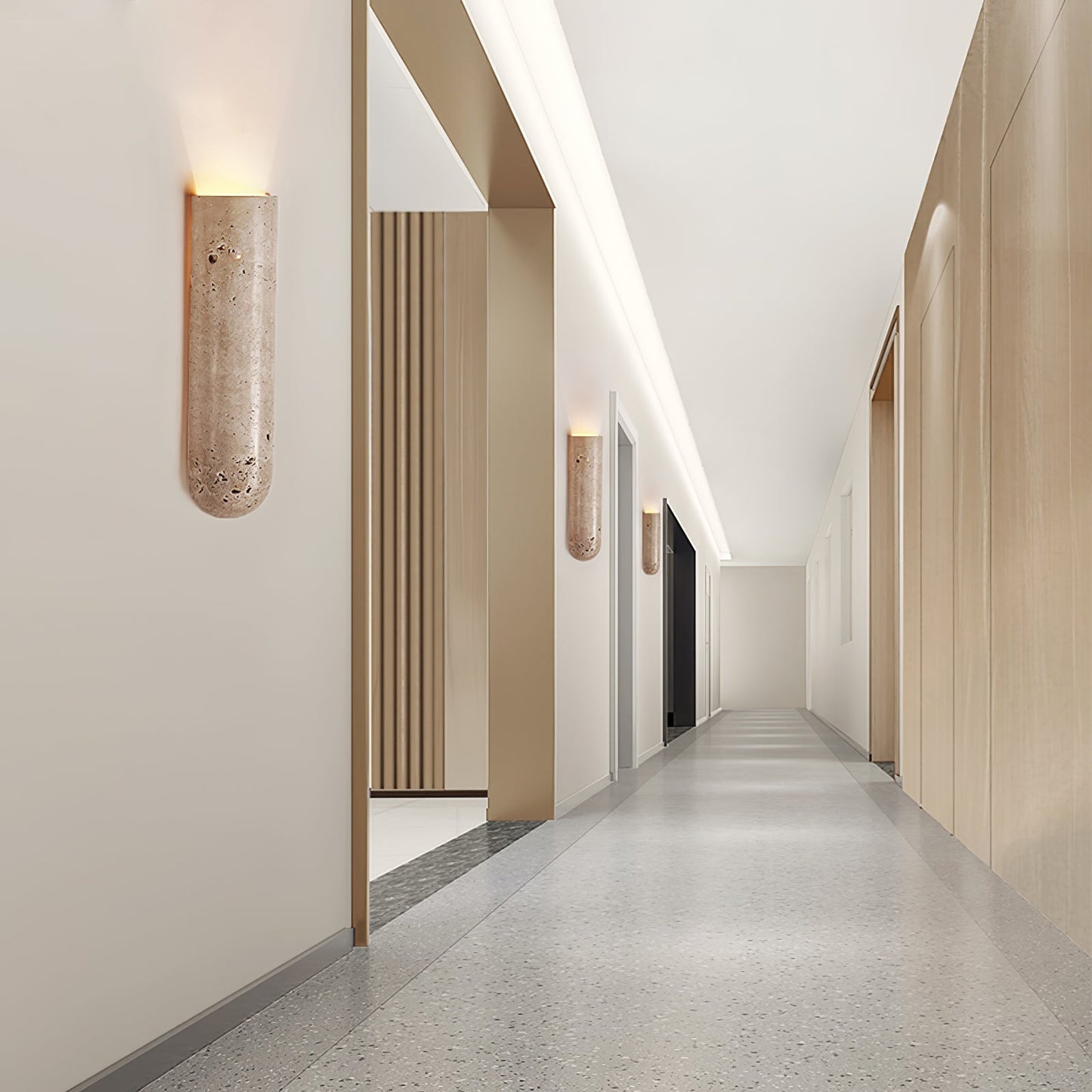 Lina Travertine Wall Light