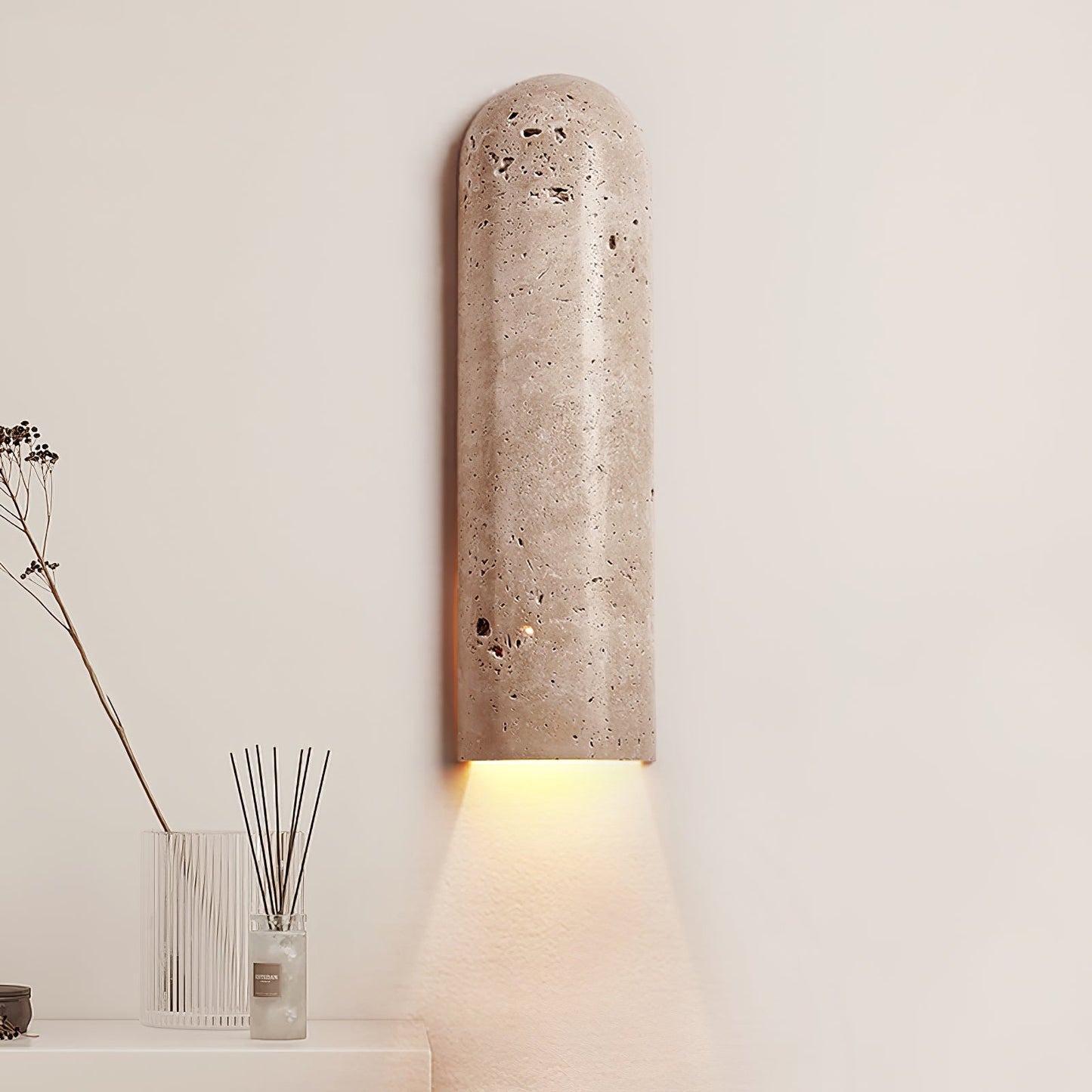 Lina Travertine Wall Light