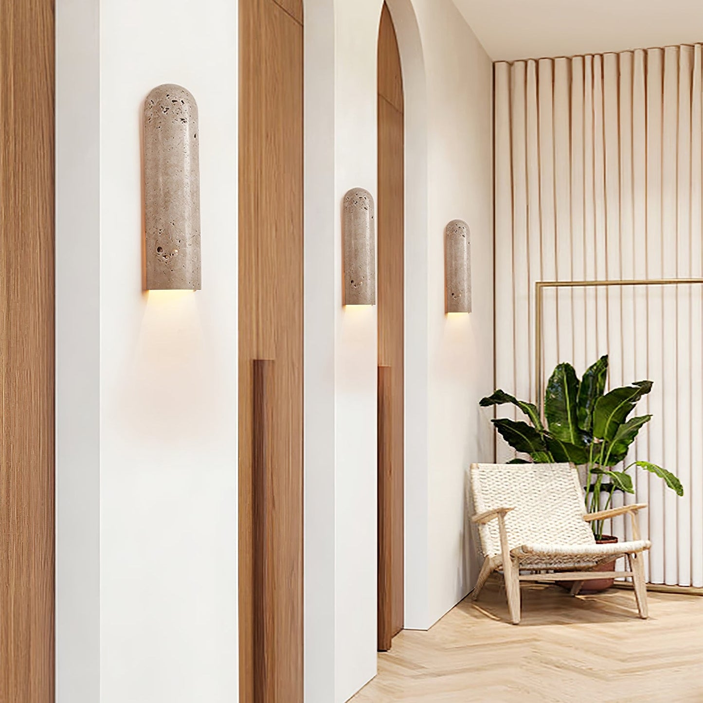 Lina Travertine Wall Light