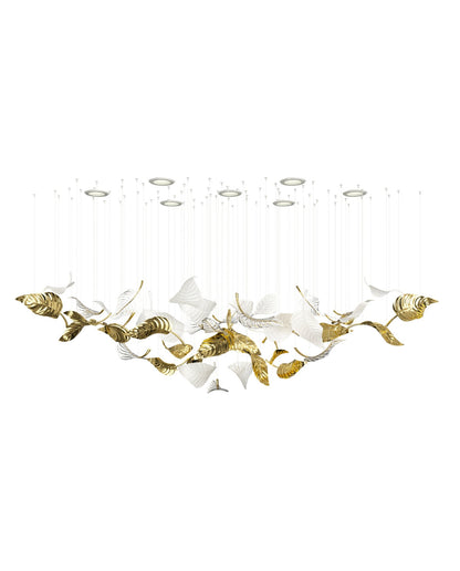 Linden Leaves Crown Chandelier