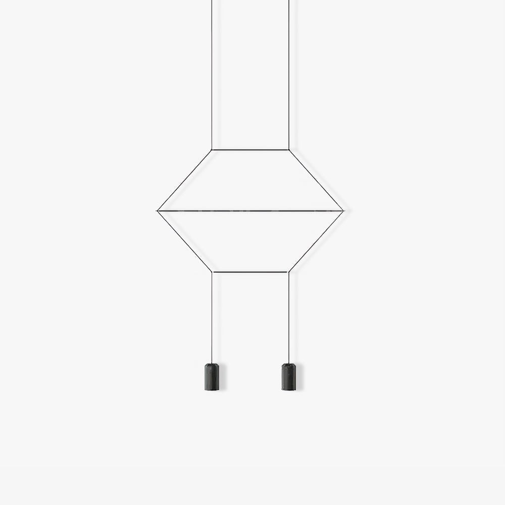 Line Art Pendant Light