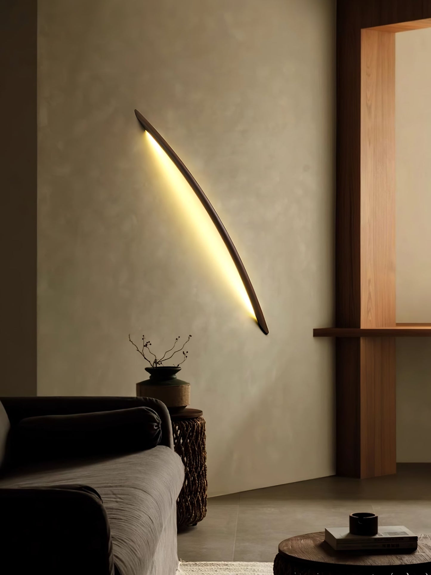 Linea Wood Wall-mounted lamp Wall Light