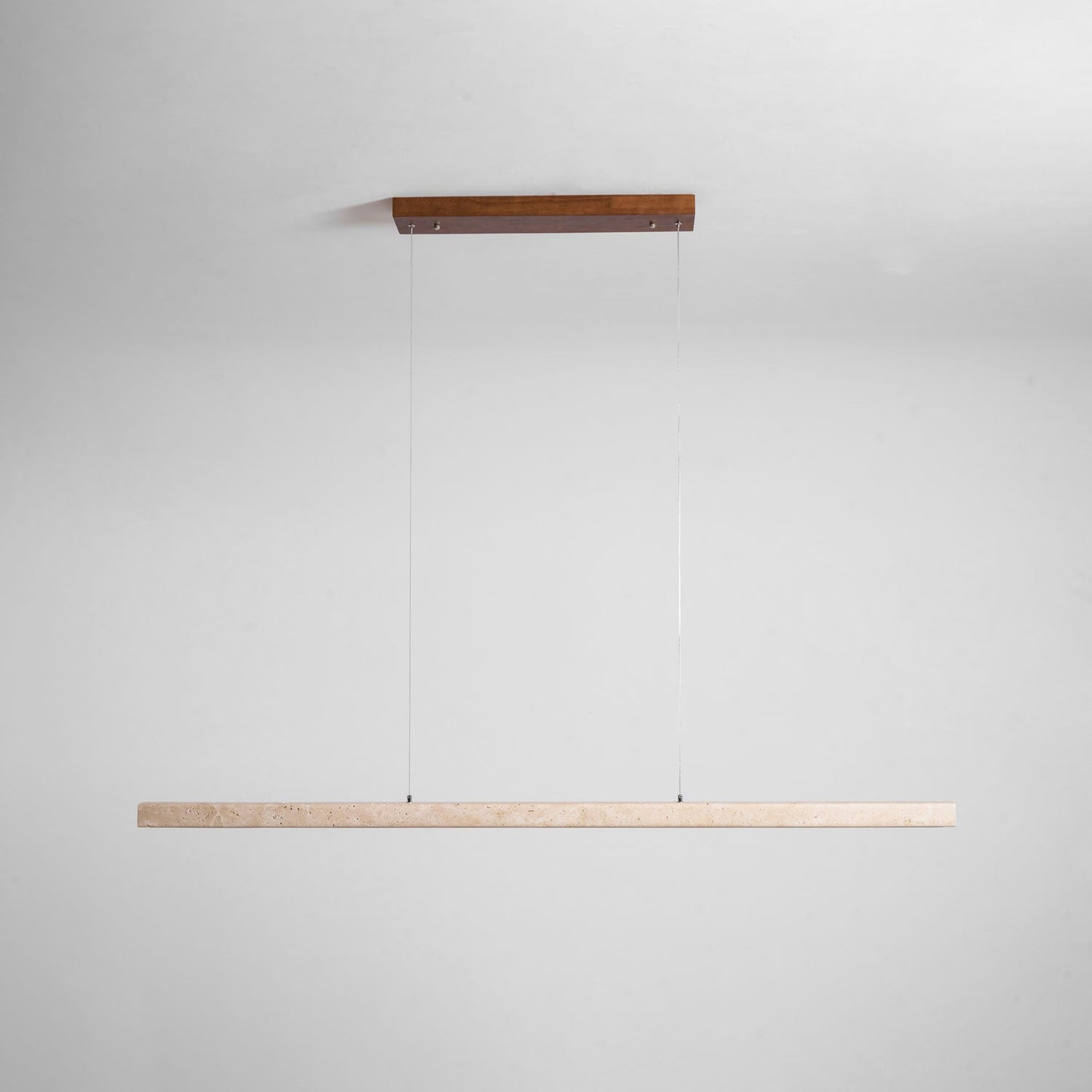 Linear Travertine Pendant Lamp