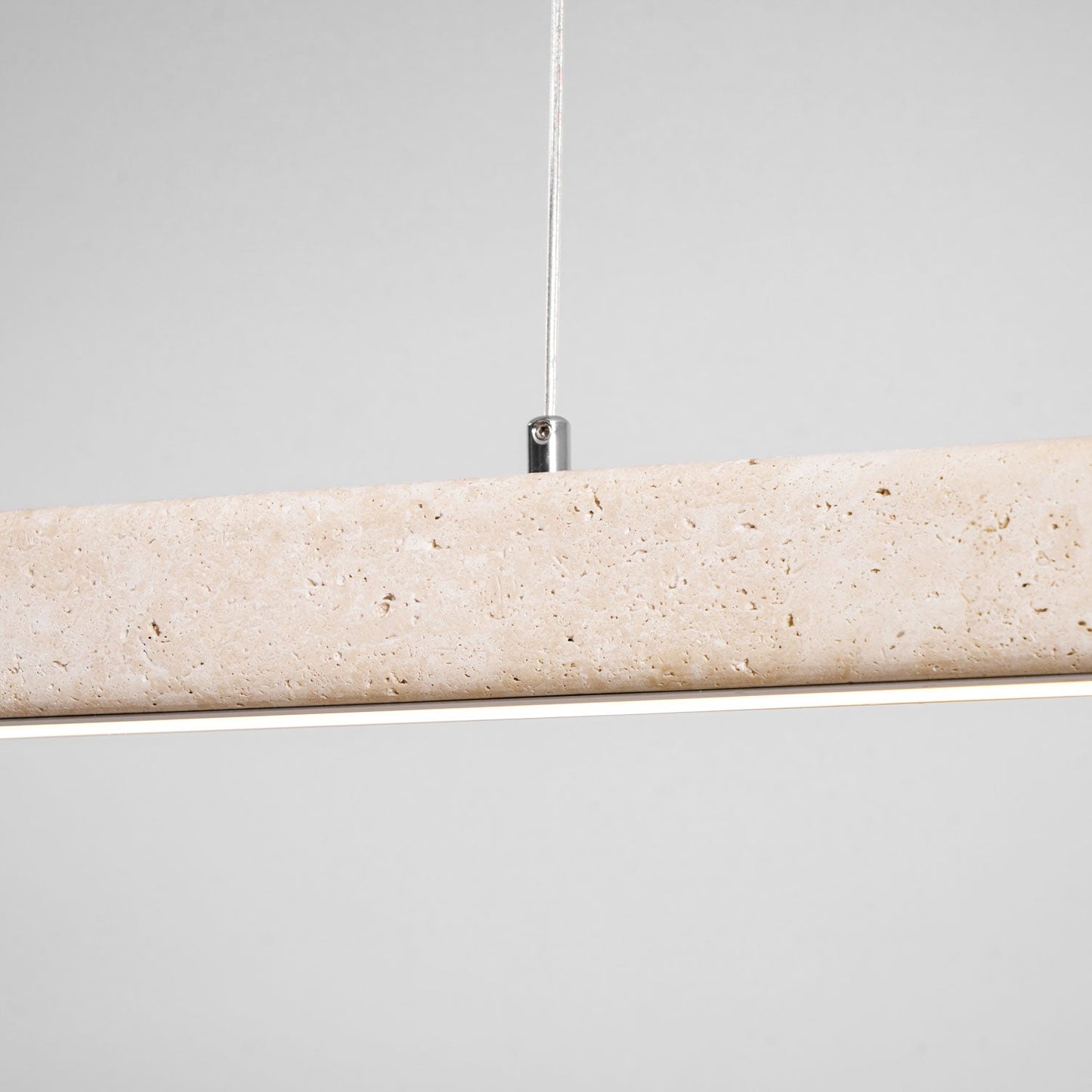 Linear Travertine Pendant Lamp