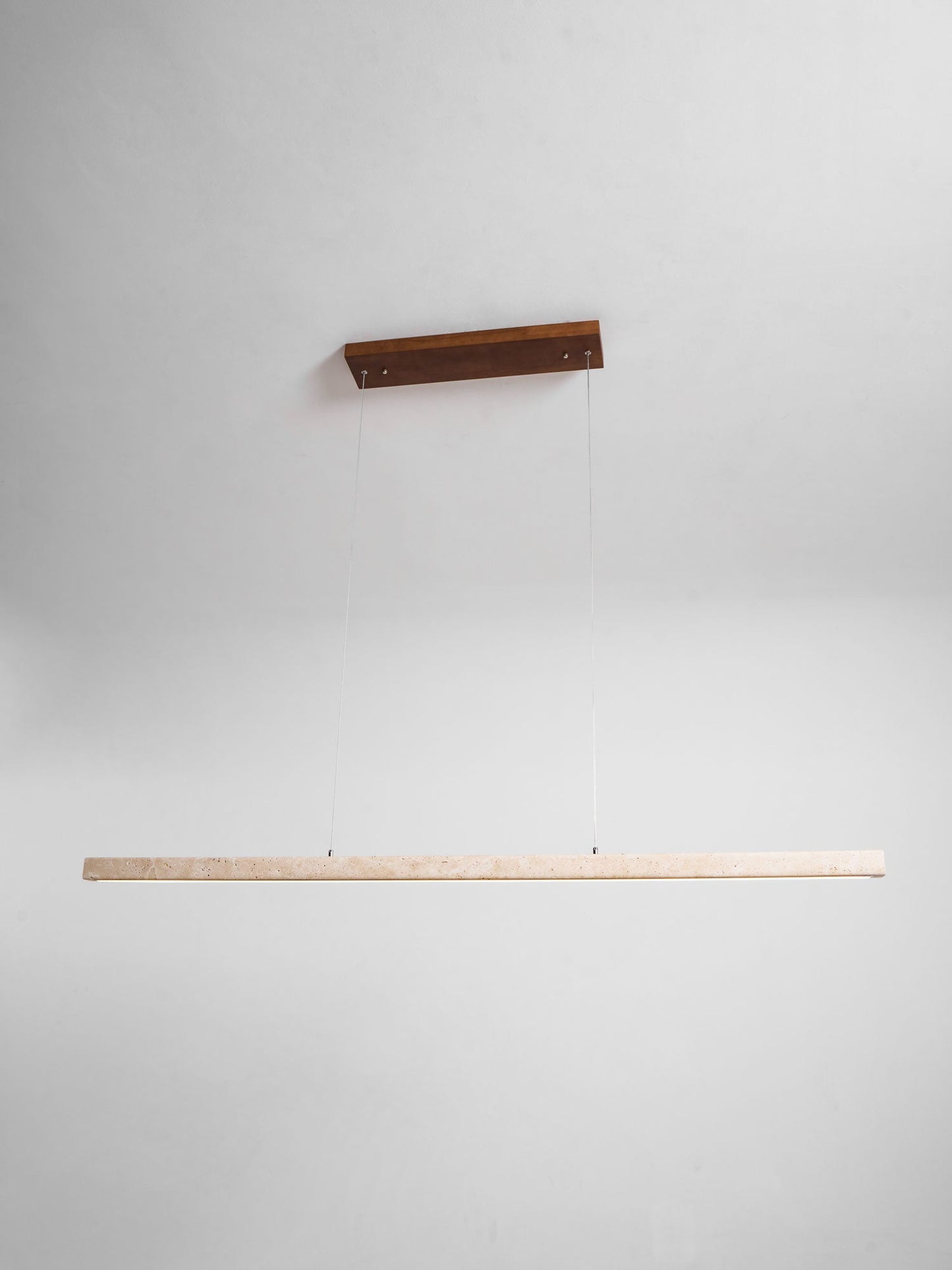 Linear Travertine Pendant Lamp