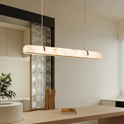 Linear Alabaster Pendant light Chandelier