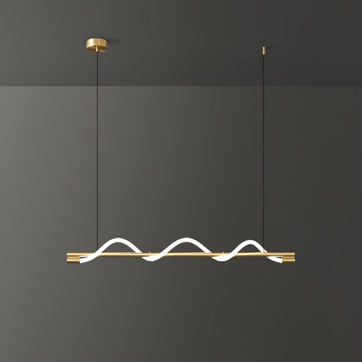 Linear Curve Island Houselight Pendant Lamp