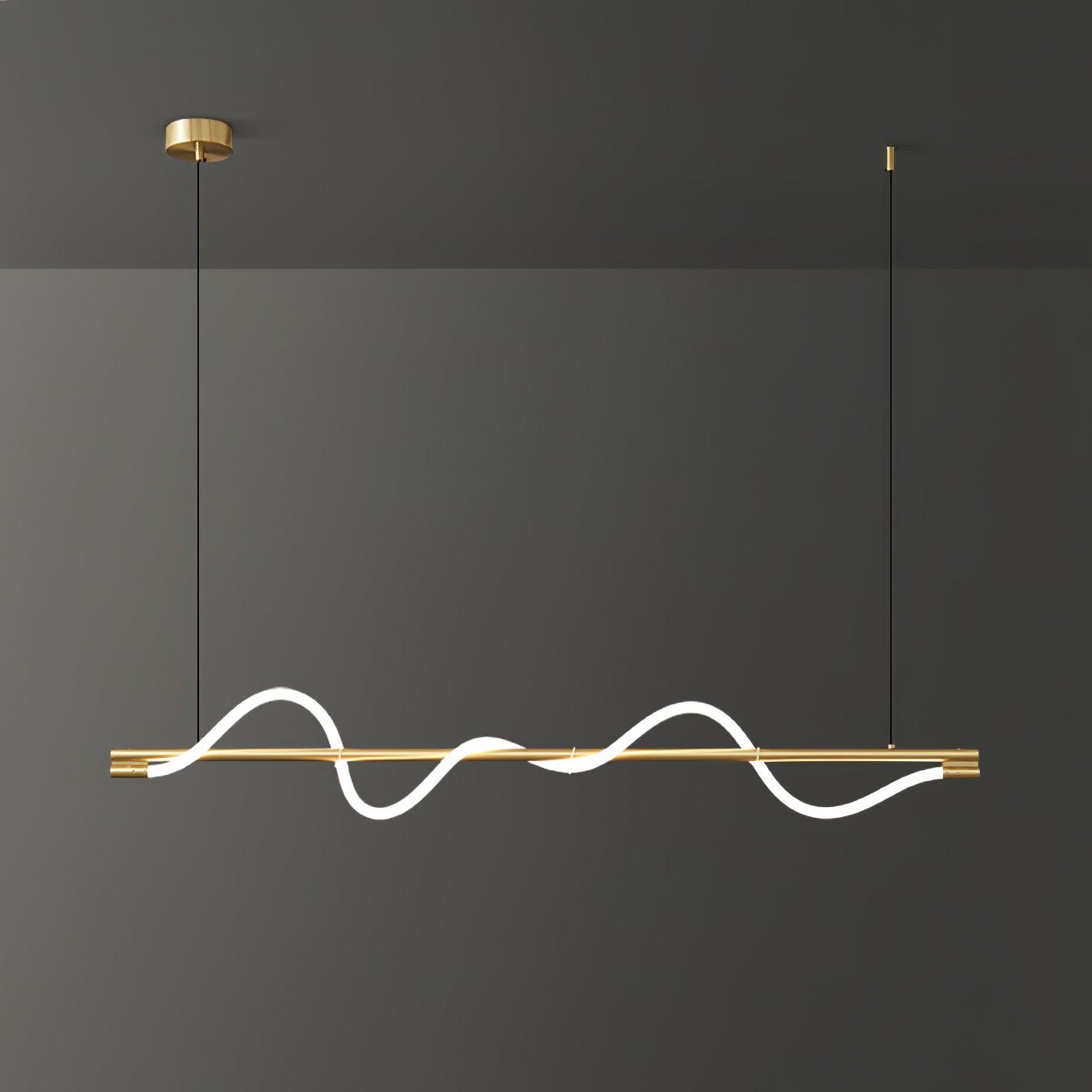 Linear Curve Island Houselight Pendant Lamp